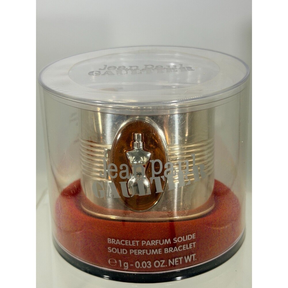 Vintage Jean Paul Gaultier Classique Solid Perfume Bracelet New In box SEE VIDEO